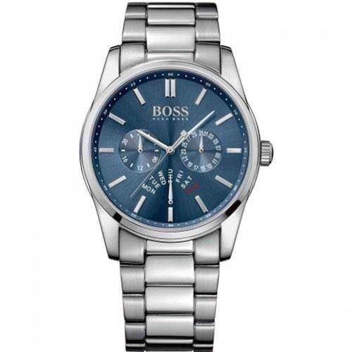 Image of Hugo Boss Heritage Sølv Quartz herre ur, model 1513126